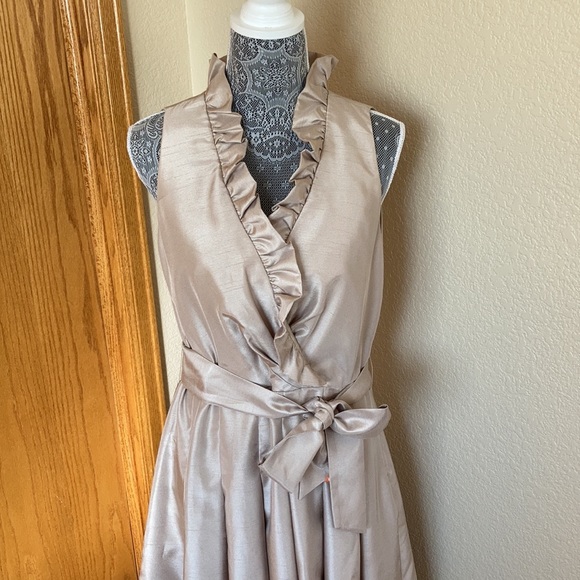 Jessica Howard A-line ruffle neck dress - Picture 2 of 10
